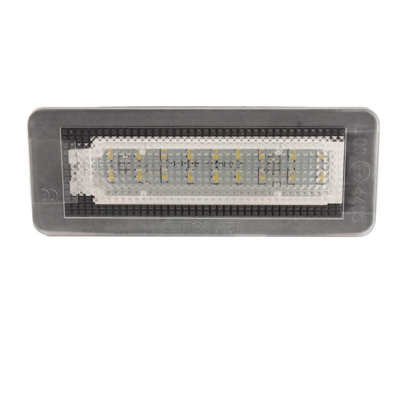 VOITURE 12V 2PCS GRATUIT ERREUR 18SMD LED Lampe de plaque d'immatriculation POUR Benz Smart Fortwo