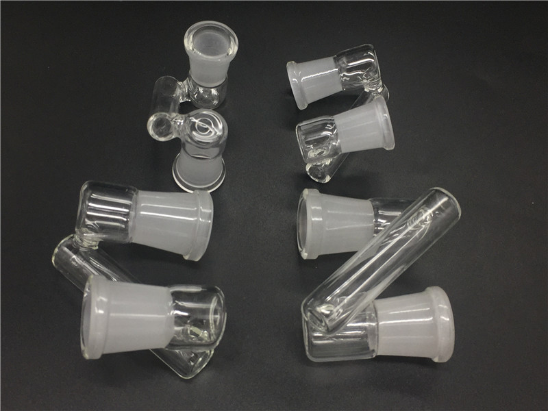 Wholsale Glass adapter 18mm 14mm Female to Female Drop Down Glass Adapter Oil Filter Adapter Joint 18mm to 18mm for Glass Water Bongs
Wholsale Glass adapter 18mm 14mm Female to Female Drop Down Glass Adapter Oil Filter Adapter Joint 18mm to 18mm for Glass Water Bongs