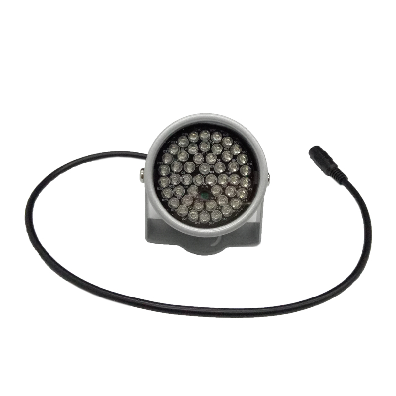 850nm 48 IR LED Infrared Illuminator Light IR Night Vision for CCTV Security Cameras Fill Lighting metal gray Dome Free shipping
