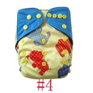 2015 Hot SALE AIO reusable washable Nappies bamboo charcoal double gusset cloth diaper One Size Fit All Free Shipping China Factory