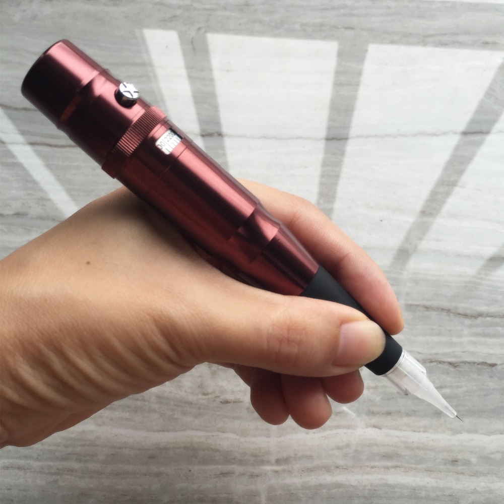 Wholesale-35000R/M Makeup Eyebrow Pen Permanent Makeup Machine Equipment 3D microblade Tatto Gun Set High Quality