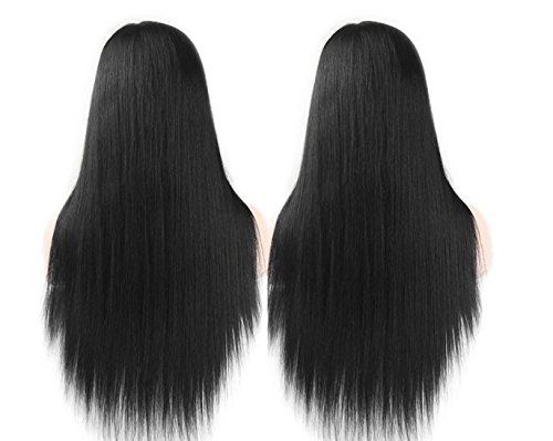 Brazilian Silky Straight 360 frontal Front Human Hair Wigs DIVA 130 Density Glueless Full Lace Wig with Baby Hairs Natural HairLine