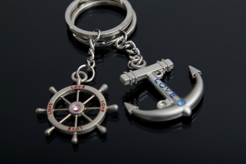 Free shipping Zinc Alloy Anchor And Rudder Keychain Metal Keyring Lovebirds Charm Key Ring Keychain 100pair, Silver
Free shipping Zinc Alloy Anchor And Rudder Keychain Metal Keyring Lovebirds Charm Key Ring Keychain 100pair, Silver
