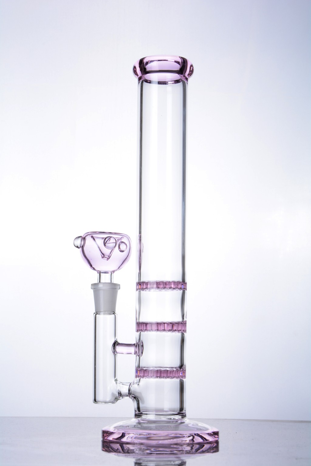 Pink green blue black Glass Bong Water Pipe Smoking Pipes with bowl 3 layers honeycomb Percolator Recycler Oil Rigs 14 mm male joint 
Pink green blue black Glass Bong Water Pipe Smoking Pipes with bowl 3 layers honeycomb Percolator Recycler Oil Rigs 14 mm male joint