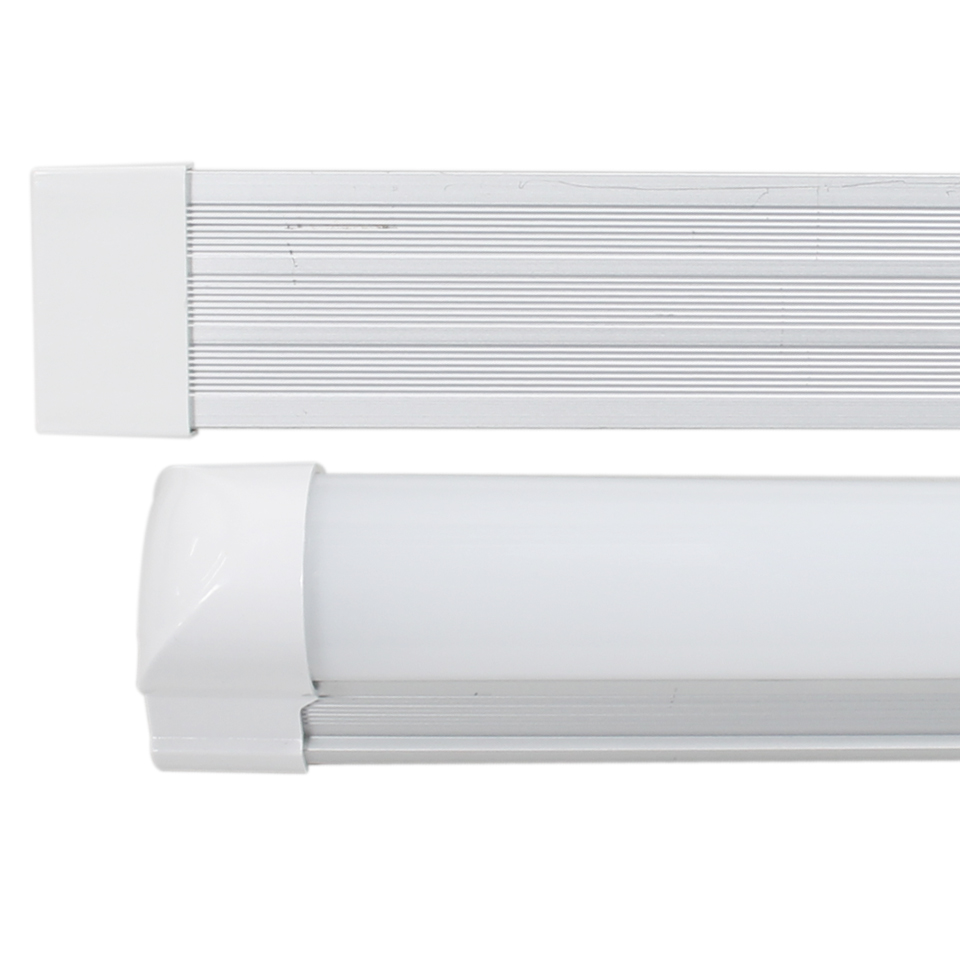 4FT 8FT 28W/72W Integrated Double Row LED T8 Tube light 7200LM SMD2835 1.2m 2.4m led fluorescent lighting fixture