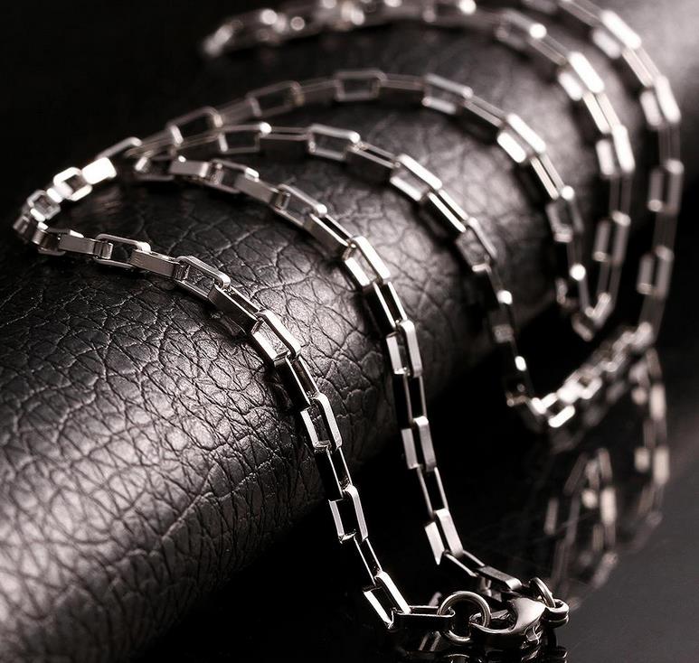Necklaces High Quality 316L Stainless Steel 45cm 50cm 55cm 60cm Figaro Chains Necklaces Stainless Steel Never fade necklaces jewelry