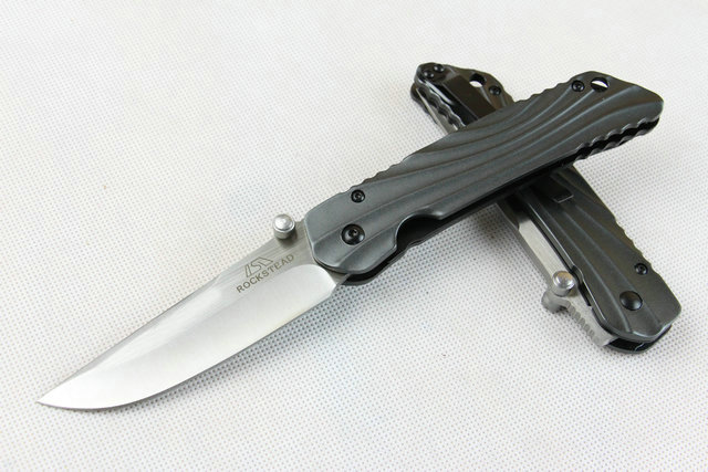 Rockstead Classic Tactical Folding Knife 5Cr13Mov 57HRC Titanium Handle Camping Hunting Survival Pocket Knife Military Utility EDC Tools
Rockstead Classic Tactical Folding Knife 5Cr13Mov 57HRC Titanium Handle Camping Hunting Survival Pocket Knife Military Utility EDC Tools