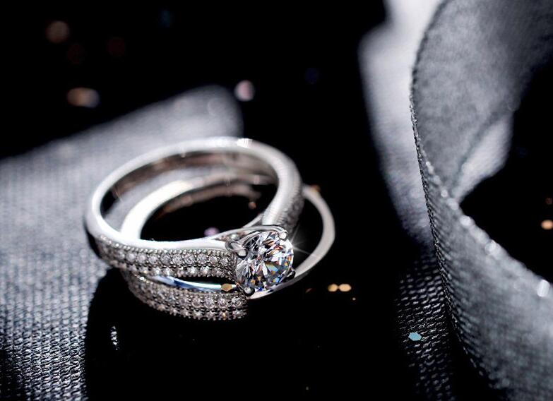 Victoria Wieck choucong Fashion Jewelry Round Cut 925 Sterling Silver White Sapphire CZ Diamond Popular Women Wedding Bridal Ring Set SZ5-10