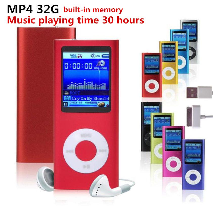 High quality battery mp4 player 2gb 9 Colors for choose Music playing time 30 hours FM radio video player