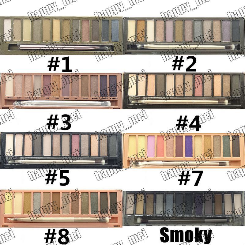 Free Shipping ePacket!New Makeup Eyes Nude 1/2/3/4/5/Smoky Palette 12 Color Eye Shadow With Box and Brushes!, Multi
Free Shipping ePacket!New Makeup Eyes Nude 1/2/3/4/5/Smoky Palette 12 Color Eye Shadow With Box and Brushes!, Multi