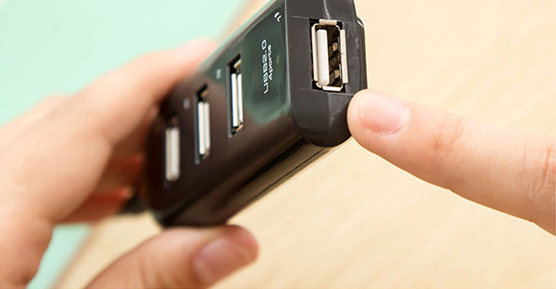 Mini High Speed 4 Port USB 20 HUB 60cm cable Adapter For Laptop PC Computer Laptop Peripherals Accessories8201072