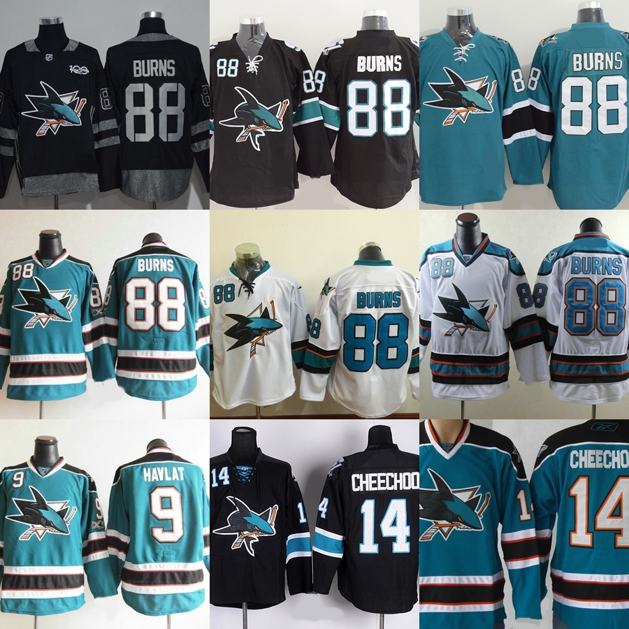 Factory Outlet Men's San Jose Sharks #9 Havlat #14 Cheechoo #88 Brent Burns Black Green White Best Quality ice hockey jerseys free shipping, Black;red
Factory Outlet Men's San Jose Sharks #9 Havlat #14 Cheechoo #88 Brent Burns Black Green White Best Quality ice hockey jerseys free shipping, Black;red