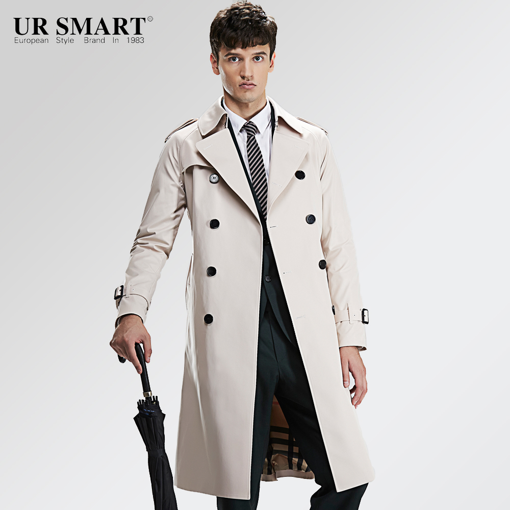 Wholesale- The Royal URSMART new super long weather-proof man white waist coat dust coat, Khaki
Wholesale- The Royal URSMART new super long weather-proof man white waist coat dust coat, Khaki