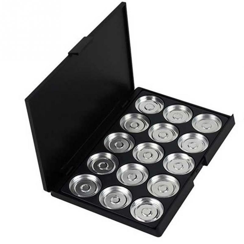 10 Pcs /lot Professional Empty Make Up Eyeshadow Pigment Aluminum Palette Pans Case Makeup DIY 15 Grid Beauty Tools
10 Pcs /lot Professional Empty Make Up Eyeshadow Pigment Aluminum Palette Pans Case Makeup DIY 15 Grid Beauty Tools