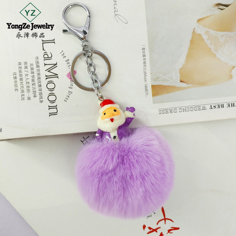 Newest Santa Claus Keychain Resin Jesus Key Chain Pompom Fur Key Holder Cover Women Bag Charm Pendant Accessories Chaveiro Christmas Gift
Newest Santa Claus Keychain Resin Jesus Key Chain Pompom Fur Key Holder Cover Women Bag Charm Pendant Accessories Chaveiro Christmas Gift