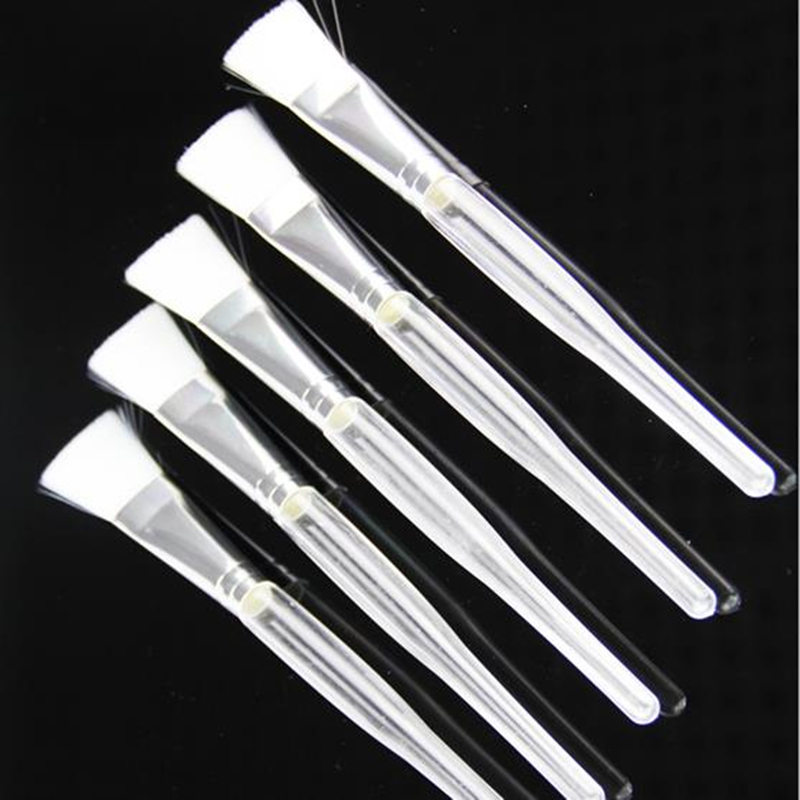 Facial Mask Brush Plastic Handle Cosmetic Tools Soft Fiber Hair Foundation Makeup Face Treatment Salon Beauty Tool F20171111
