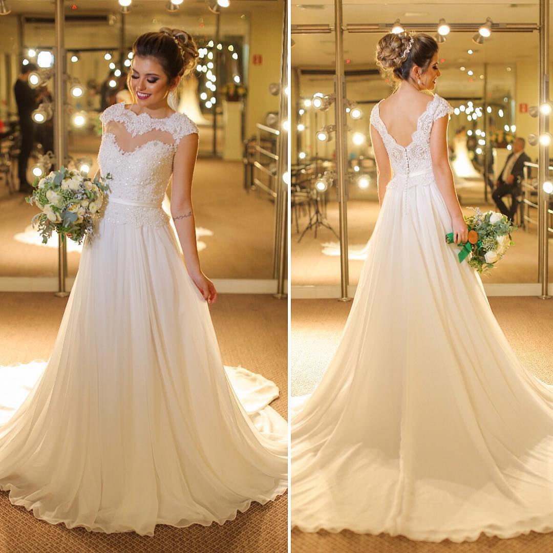 Scoop Chiffon A-Line Summer Beach Wedding Dresses Vintage Lace Wedding Gowns with Beaded Sequins Cap Sleeve V Back Bride Dress brautkleider, Red
Scoop Chiffon A-Line Summer Beach Wedding Dresses Vintage Lace Wedding Gowns with Beaded Sequins Cap Sleeve V Back Bride Dress brautkleider, Red