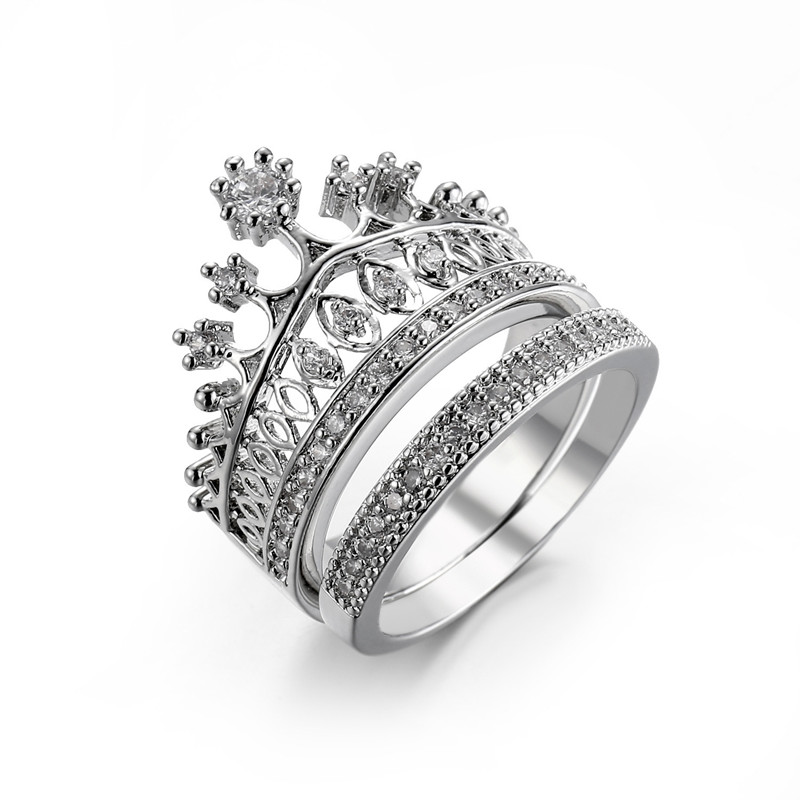 Sz6-10 Crown Diamonique Clear CZ White Gold Filled Wedding Engagement Party Ring Sets
Sz6-10 Crown Diamonique Clear CZ White Gold Filled Wedding Engagement Party Ring Sets