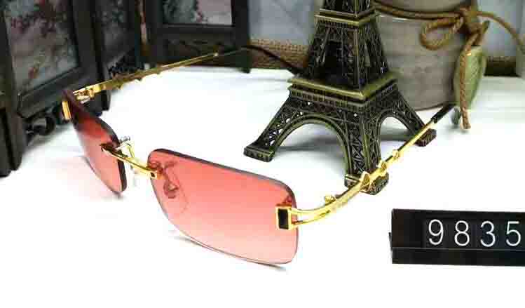 new fashion sports buffalo horn sunglasses for men oversized retro optical clear lens multiple colour mirror sun glasses metal frame