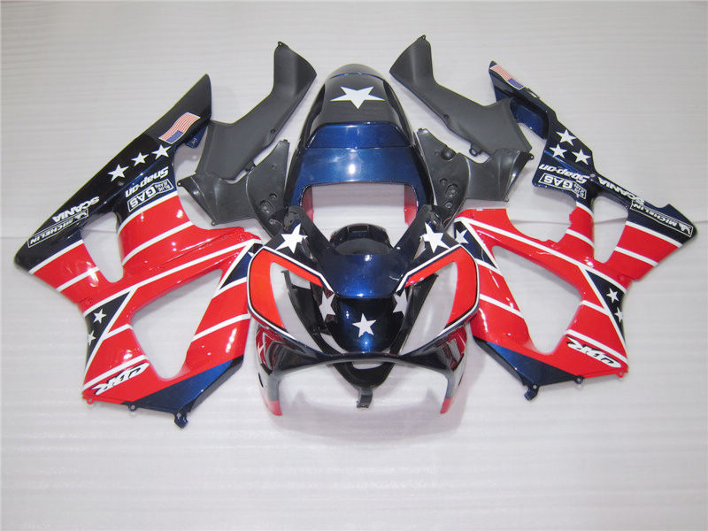 Road racing Injectio fairing kit for Honda CBR900RR 00 01 red blue black fairings set CBR929RR 2000 2001 OT08, Same as picture
Road racing Injectio fairing kit for Honda CBR900RR 00 01 red blue black fairings set CBR929RR 2000 2001 OT08, Same as picture