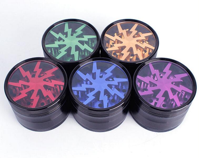 tobacco smoking accessories Four Layers Aluminium Alloy Grinder 100% Metal dia 63mm have 5 colors With Clear Top Window Lighting Grinder
tobacco smoking accessories Four Layers Aluminium Alloy Grinder 100% Metal dia 63mm have 5 colors With Clear Top Window Lighting Grinder