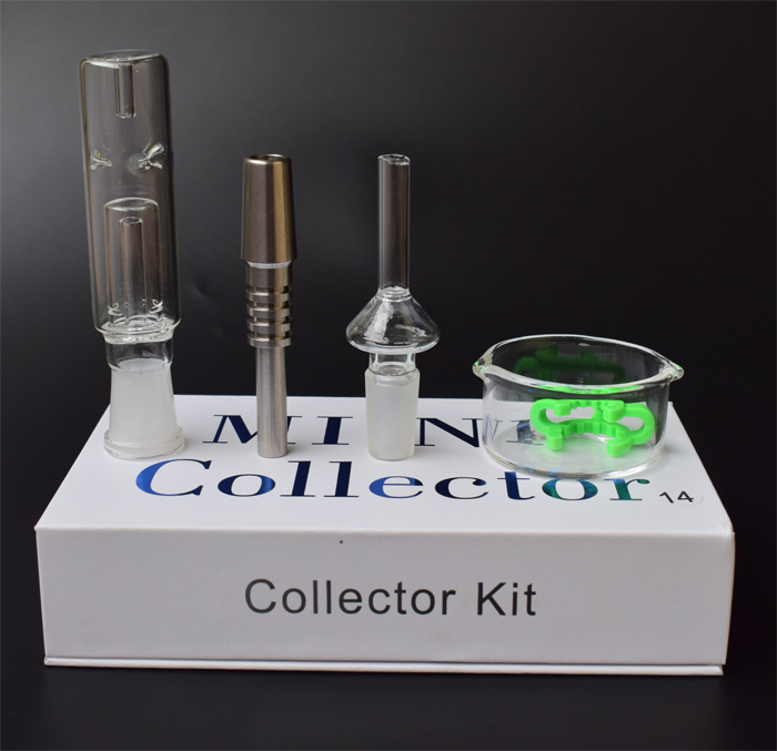 2020 Mini Nectar Collector Kit Nectar Collector Set with 14mm/19mm GR2 titanium nail Mini Glass Pipe Oil Rig Dab Straw
2020 Mini Nectar Collector Kit Nectar Collector Set with 14mm/19mm GR2 titanium nail Mini Glass Pipe Oil Rig Dab Straw