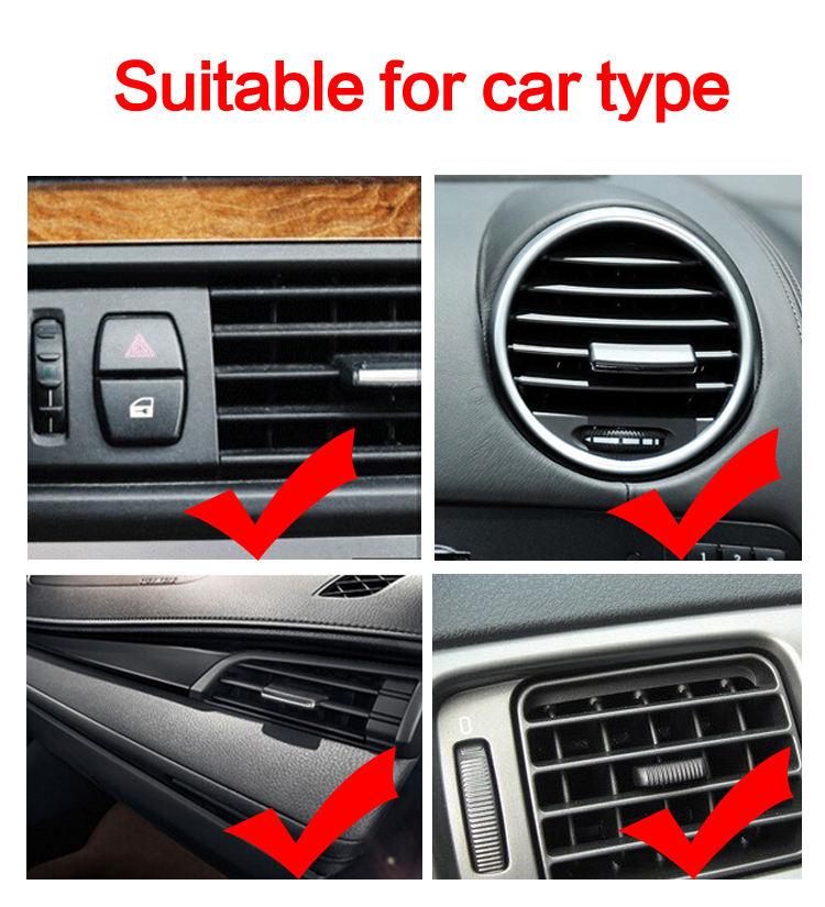 Car Mount Universal Dashboard Phone Holder Outlet Bracket Mobile Phone Stand Support For GPS