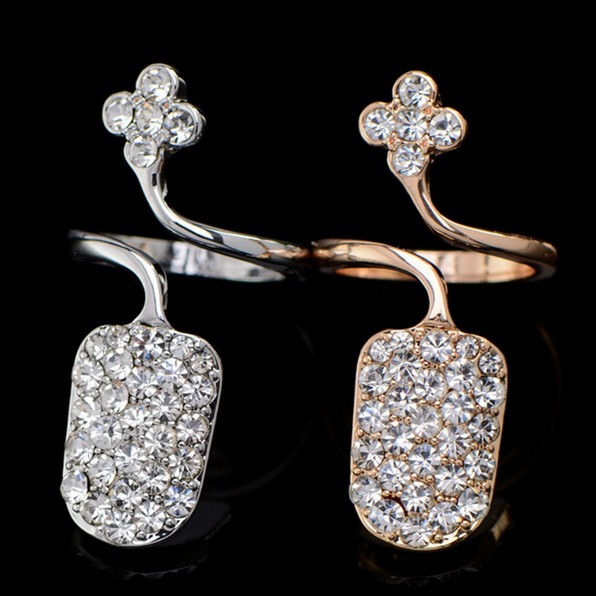 Flower Armor Full Rhinestone Silver/Gold Tone Knuckle Finger Tip Ring Nail Art Decoration For Women Girl Valentine Gift
Flower Armor Full Rhinestone Silver/Gold Tone Knuckle Finger Tip Ring Nail Art Decoration For Women Girl Valentine Gift