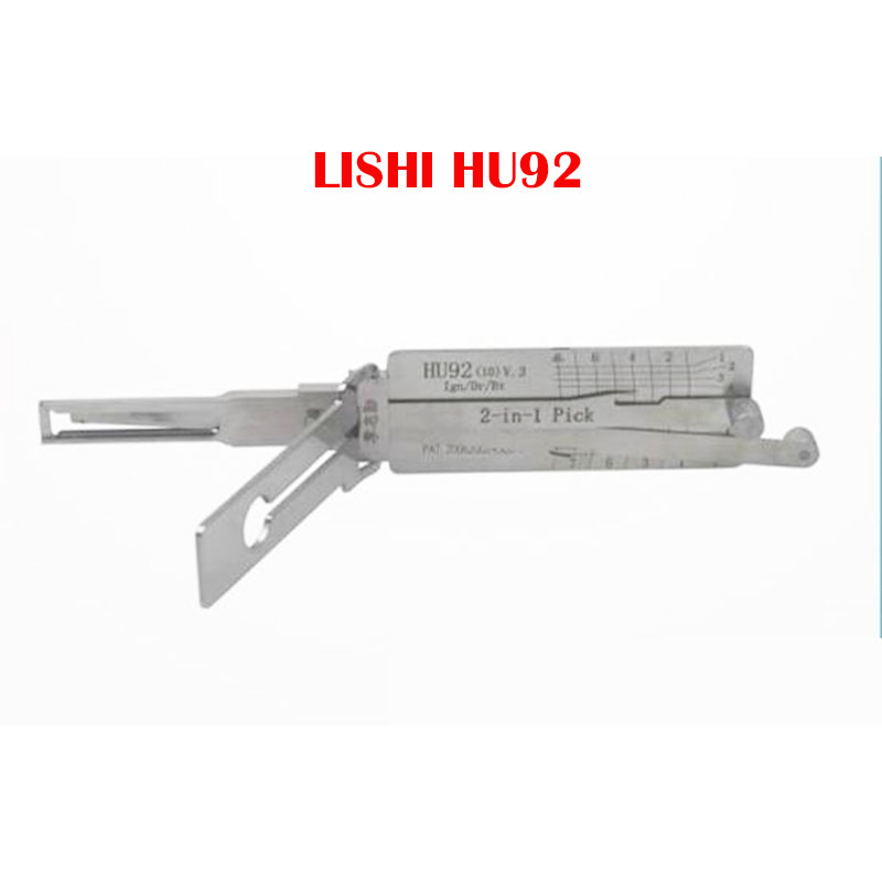 LISHI HU92(10) V3 2-in-1 Auto Pick and Decoder For BMW HU92 Decoder Picks for Honda Locksmith Tool Lock Pick Tool Auto Pick Set Key Reader
LISHI HU92(10) V3 2-in-1 Auto Pick and Decoder For BMW HU92 Decoder Picks for Honda Locksmith Tool Lock Pick Tool Auto Pick Set Key Reader