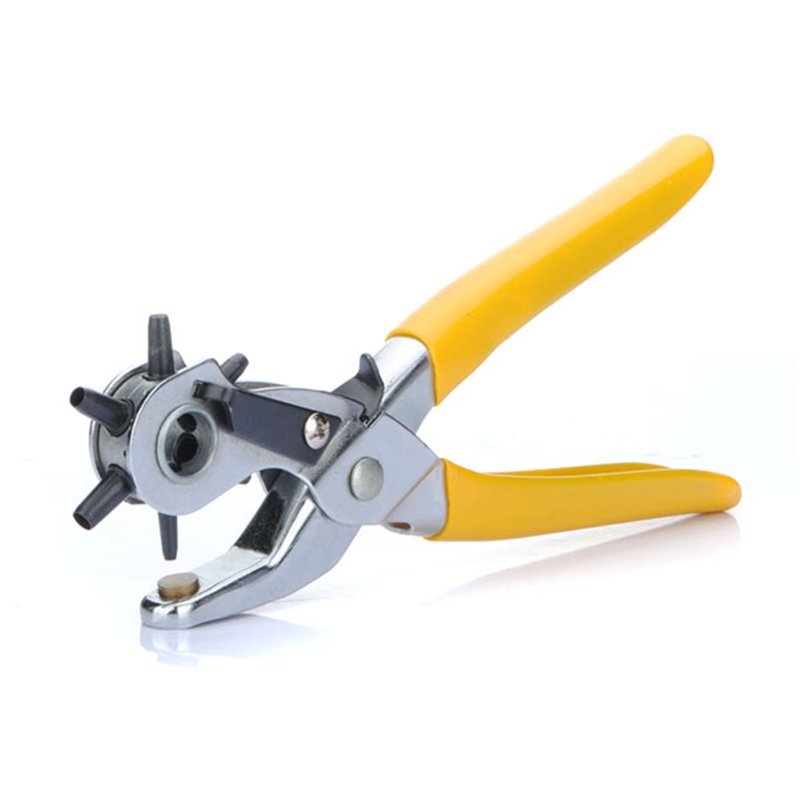 6 Size Revolving Leather Strap Watch for Band Belt Hole Punch Puncher Hand Plier Watch Repair Tool