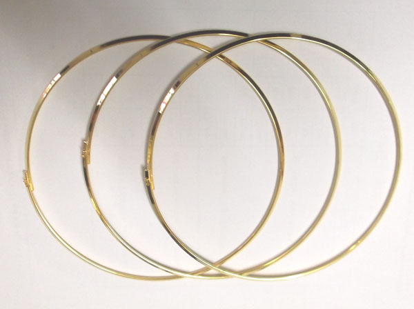 10pcslot Gold Plated Choker Necklace Wire For DIY Craft Fashion Jewelry 18inch W198525774