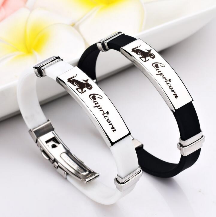 Good A++ Twelve Constellation Couples Bracelet Tide Bracelet Sweet Jewelery FB308 mix order 20 pieces a lot Charm Bracelets