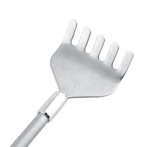 New Stainless Steel  Portable Adjustable Size Pen Clip  Back Scrather Itch Scratch Tool Free Shipping