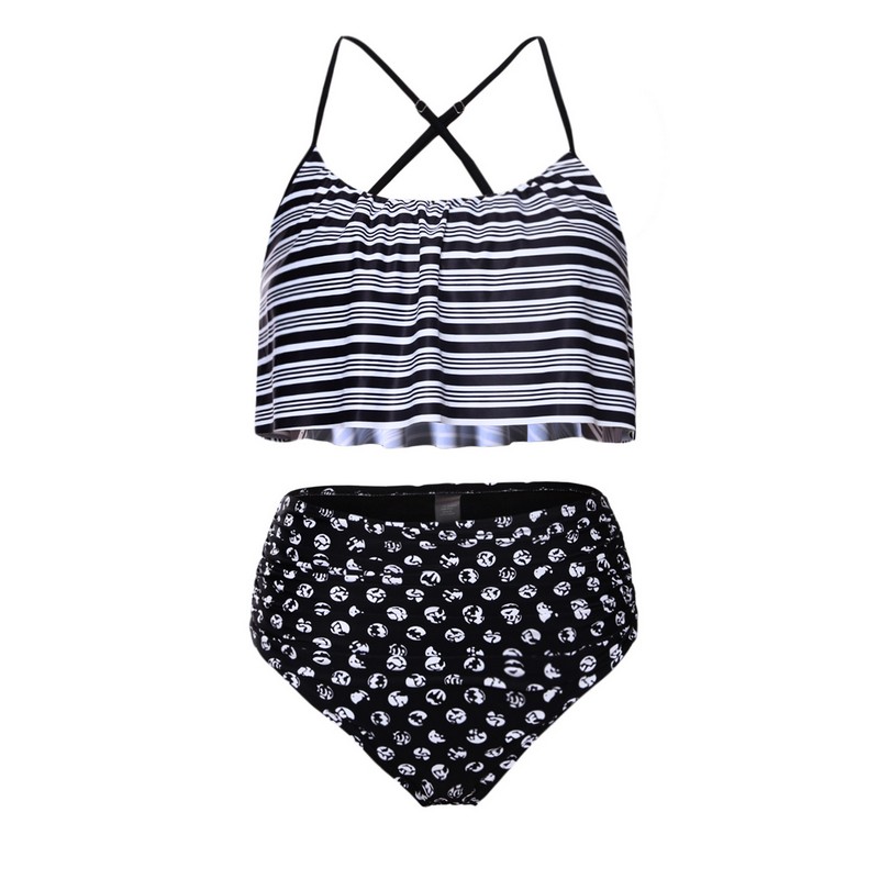 Retro High Waist Swimwear Women New 2017 Ruffle Vintage Glowing Adjustable Top And Striped Bottom Bathing Suits LC410149 Maillot De Bain, Orange
Retro High Waist Swimwear Women New 2017 Ruffle Vintage Glowing Adjustable Top And Striped Bottom Bathing Suits LC410149 Maillot De Bain, Orange