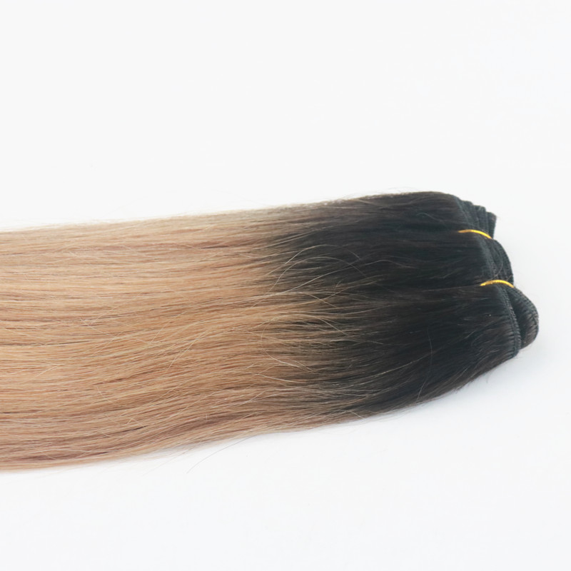 Balayage Color #2#6#27 Fashion Color Hair Weaving Hair Weft Remy Straight Hair Extension 100G Per Bundle In Stock