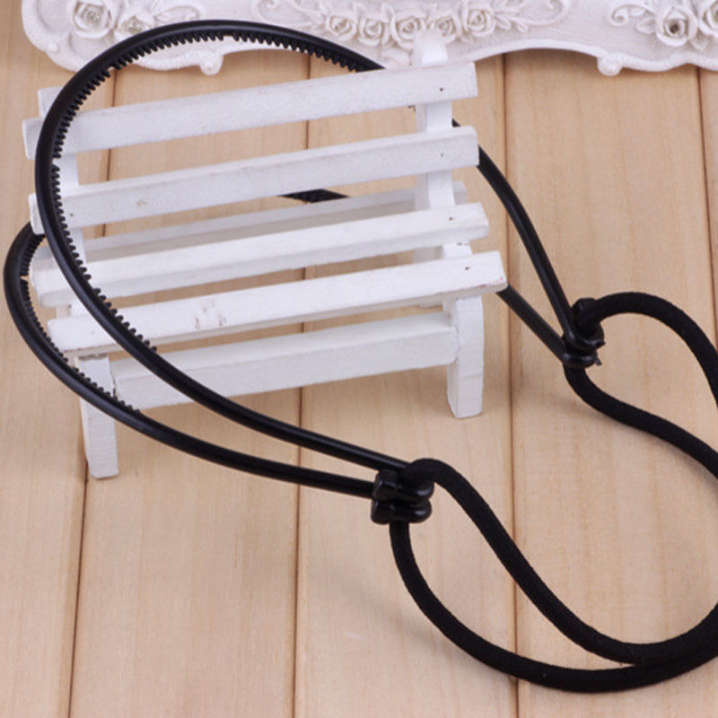 Stylish Double Layer Adjustable Head Hair Hoop Elastic Hair Rope Hair Band Hot #R806