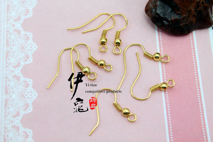 200pcslot Sterling 925 Silver Earring Findings Fishwire Hooks Jewelry DIY 15mm fish Hook Fit Earrings