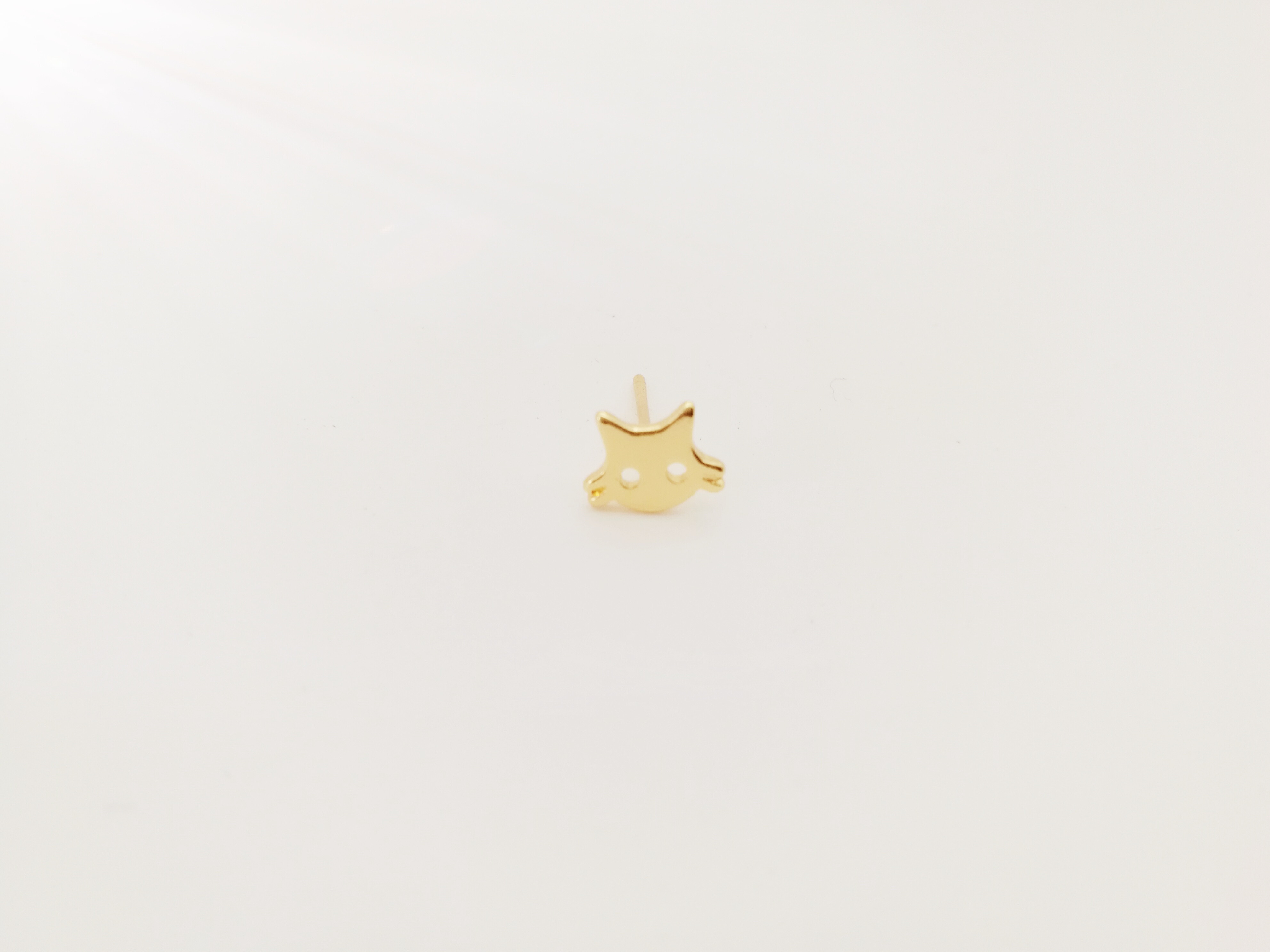 10Pair Cute Small Pet Cat Head Face Earring Lovely Pitiful 3D Pussy Cat Stud Earring Simple Animal Kitty Stud Earrings for women