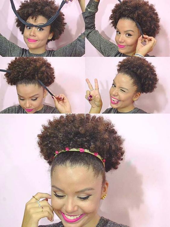 African American virgin malaysian hair Afro Short Kinky Curly Wrap Drawstring Puff Ponytail Bun Extension