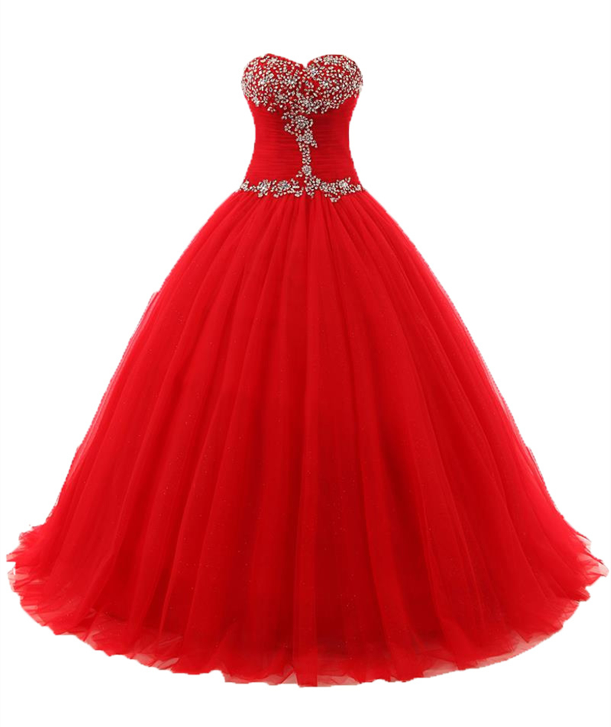 2018 Sexy Red Sweetheart Ball Gown Quinceanera Dresses with Beaded Sweet 16 Dress Lace Up Floor Length Detachable vestido para debutanQC115