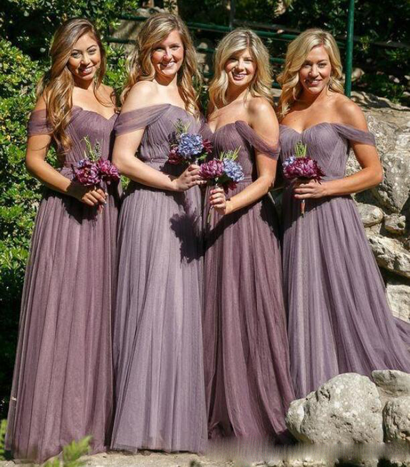 Under 100 Bridesmaid Dresses Long For Wedding Guest Dress Tulle Off Shoulder Plus Size Party Maid of Honor Gowns 
Under 100 Bridesmaid Dresses Long For Wedding Guest Dress Tulle Off Shoulder Plus Size Party Maid of Honor Gowns