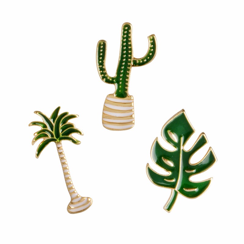 Cactus Palm Leaves Plant Tree Natural Enamel Brooch Collar Lapel Pin Denim Jacket Sweater Decor
Cactus Palm Leaves Plant Tree Natural Enamel Brooch Collar Lapel Pin Denim Jacket Sweater Decor