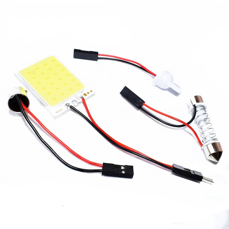 Super Bright T10 W5W C5W Festoon BA9S 3 Adapter 24 SMD COB LED Auto Panel Light Reading Bulb Car Interior Map Dome Lamp
Super Bright T10 W5W C5W Festoon BA9S 3 Adapter 24 SMD COB LED Auto Panel Light Reading Bulb Car Interior Map Dome Lamp