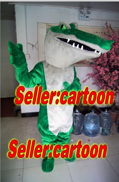 Hot high quality Real Pictures Deluxe crocodile mascot costume fancy carnival costume free shipping, Green
Hot high quality Real Pictures Deluxe crocodile mascot costume fancy carnival costume free shipping, Green
