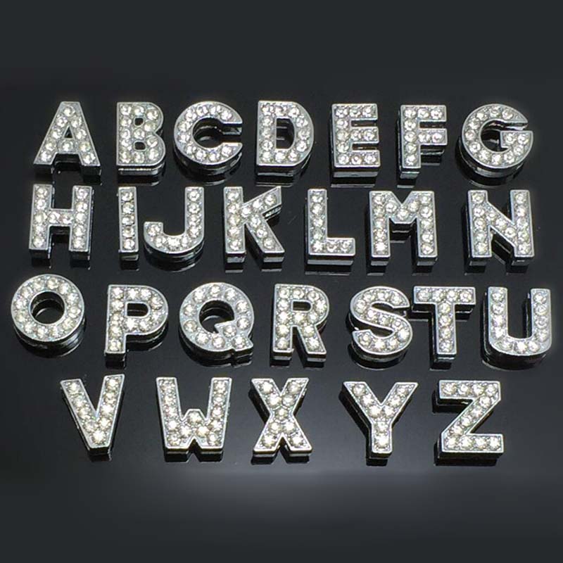 260pcs/lot DIY Slide letters A-Z inlaid with rhinestone for pet dog cat collars with slide bar
260pcs/lot DIY Slide letters A-Z inlaid with rhinestone for pet dog cat collars with slide bar