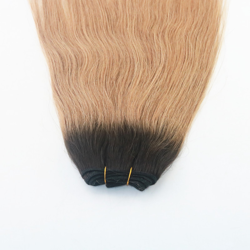 Balayage Color #2#6#27 Fashion Color Hair Weaving Hair Weft Remy Straight Hair Extension 100G Per Bundle In Stock