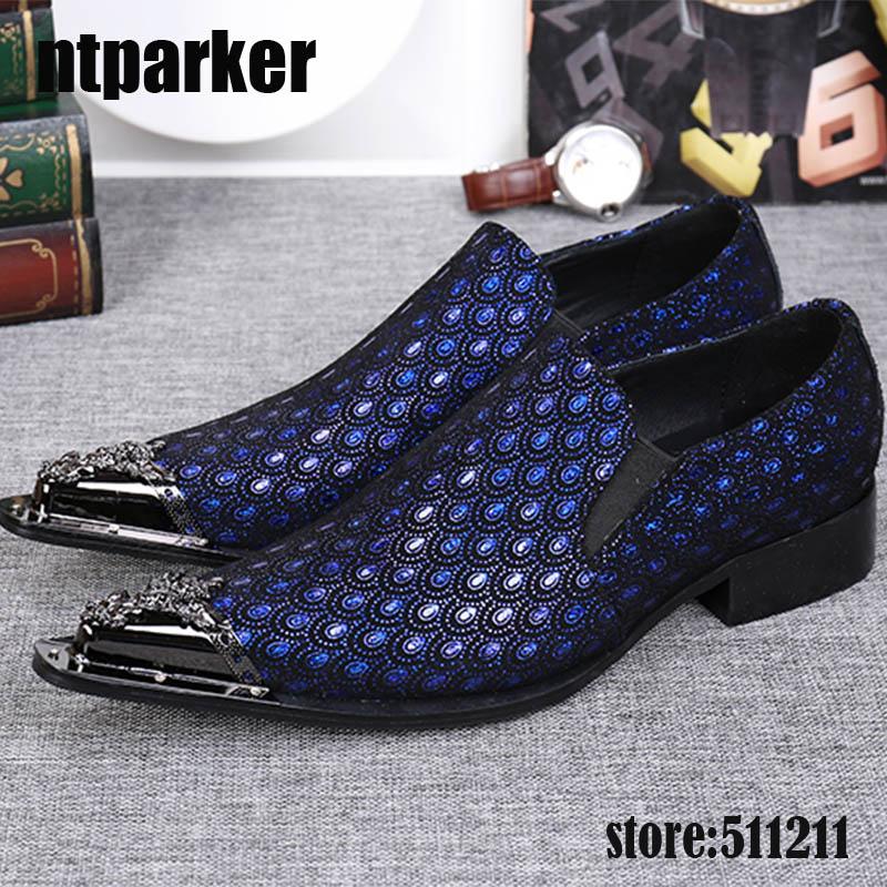 Western Fashion Pointed Metal Toe Dress Shoes Blue/Grey Party Wedding Leather Shoes for Men, EU38-46!
Western Fashion Pointed Metal Toe Dress Shoes Blue/Grey Party Wedding Leather Shoes for Men, EU38-46!