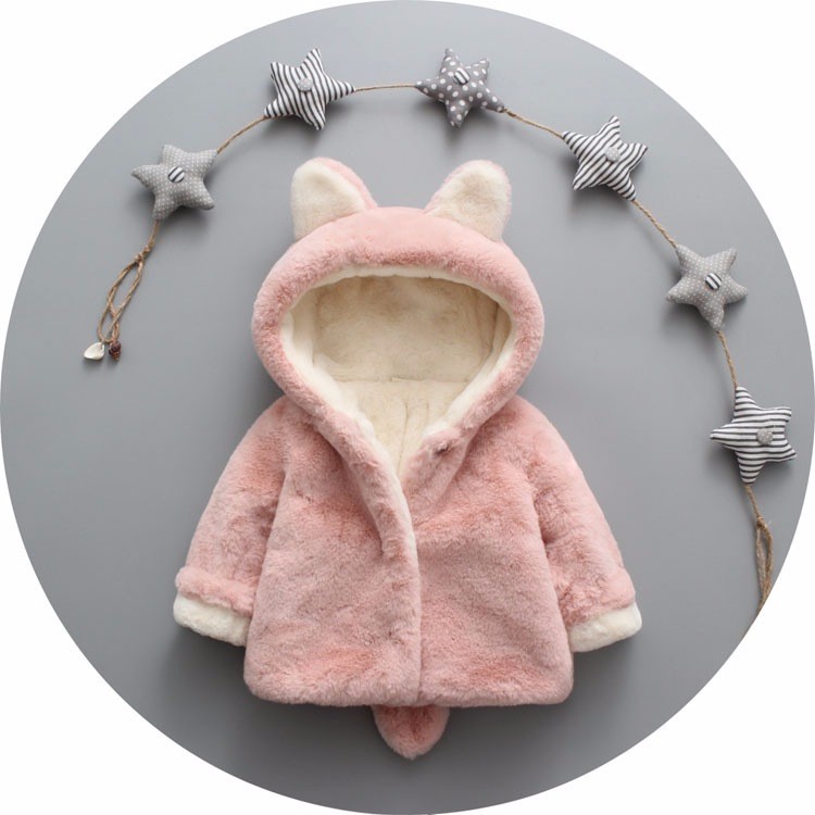 Children faux fur coat winter baby girls cute ear hooded coats kids fleece thicken outwear child cartoon outwears A0158, Pink
Children faux fur coat winter baby girls cute ear hooded coats kids fleece thicken outwear child cartoon outwears A0158, Pink
