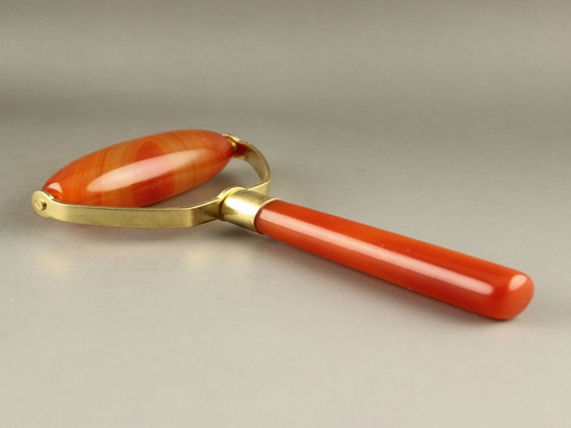 Natural Agate Skin Care New Face Pratical Jade Facial Massage Roller Anti Wrinkle Healthy Face Body Head Neck Foot Nature Beauty Tool