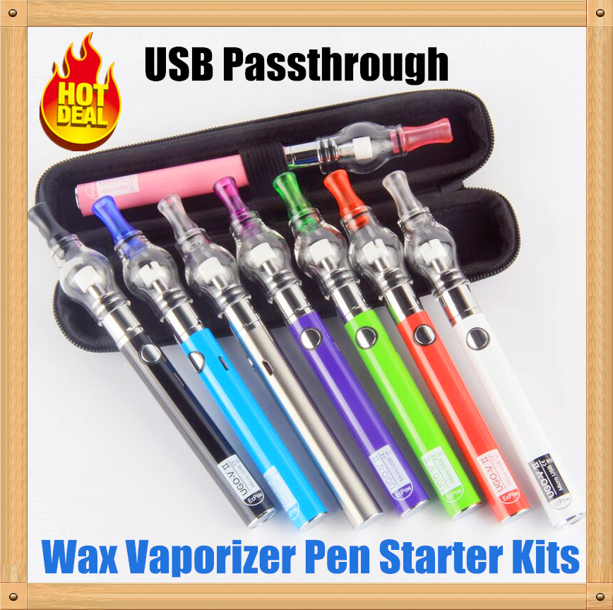 Top Wax Pens Kits 510 Dab Attachment Glass Globe Wax Atomizer Vape Pen UGO V II Micro USB Passthrough Vaporizer Kits
Top Wax Pens Kits 510 Dab Attachment Glass Globe Wax Atomizer Vape Pen UGO V II Micro USB Passthrough Vaporizer Kits